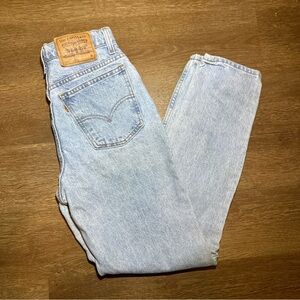 Vintage Levis 912 Womens Jeans Size 11 Blue Light Wash Orange Tab‎ USA